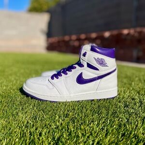 Jordan Women's Athletic Shoes - White and Purple